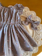Load image into Gallery viewer, Floral Matilda dress and Bow Set size 3-6 months
