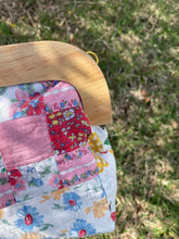 Load image into Gallery viewer, Wooden Frame Vintage Quilt Clutch Bag

