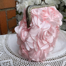 Load image into Gallery viewer, Pink Rosette Women’s Clutch
