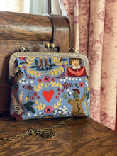 Load image into Gallery viewer, Wonderland Women’s Handled Clutch w/chsin
