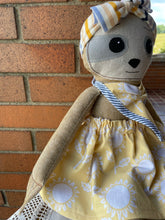 Load image into Gallery viewer, Sadie Sloth Handmade Linen Doll
