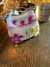 Load image into Gallery viewer, Women’s Chenille Clutch (upcycled chenille bedspread)
