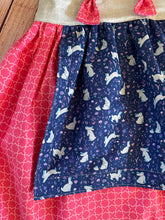 Load image into Gallery viewer, Bunny Apron Knot Dress size 5
