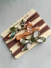 Load image into Gallery viewer, SET OF 3 Bias Tape Bow Headbands
