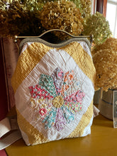 Load image into Gallery viewer, Vintage Quilt Small Backpack Clutch bag
