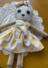 Load image into Gallery viewer, Sadie Sloth Handmade Linen Doll
