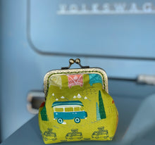 Load image into Gallery viewer, Forest Camper Van Coin Purse (green stitching)
