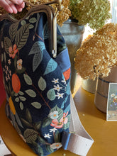Load image into Gallery viewer, Rifle Paper Co. Canvas Fabric Backpack Clutch Bag in Citrus
