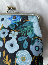 Load image into Gallery viewer, Blue Floral Women’s Clutch

