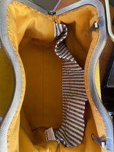 Load image into Gallery viewer, Women’s Typewriter Clutch/mustard
