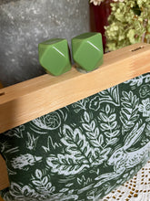 Load image into Gallery viewer, Green Rabbit Wooden Frame  Clutch
