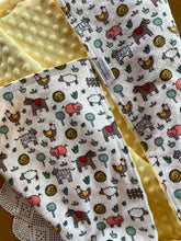 Load image into Gallery viewer, Farm Flannel and Minky Blanket
