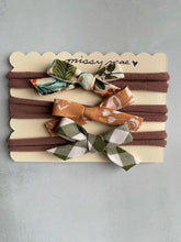 Load image into Gallery viewer, SET OF 3 Bias Tape Bow Headbands

