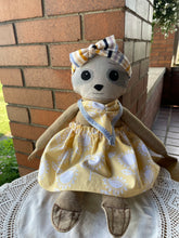 Load image into Gallery viewer, Sadie Sloth Handmade Linen Doll
