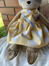 Load image into Gallery viewer, Sadie Sloth Handmade Linen Doll
