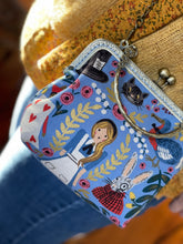 Load image into Gallery viewer, Wonderland Women’s Handled Clutch w/chsin

