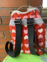 Load image into Gallery viewer, Women’s Strawberry Small Backpack Clutch Bag
