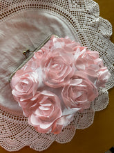 Load image into Gallery viewer, Pink Rosette Women’s Clutch

