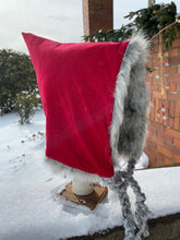 Load image into Gallery viewer, TEEN/ADULT size corduroy/fur Pixie Hat
