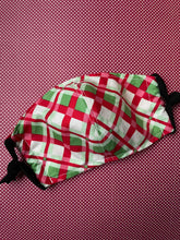 Load image into Gallery viewer, Child size Santa reversible face mask
