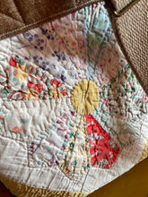Load image into Gallery viewer, Vintage Quilt Small Backpack Clutch bag
