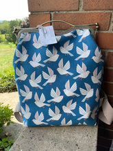 Load image into Gallery viewer, Women’s Blue Bird Backpack Clutch Bag
