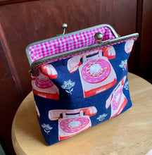 Load image into Gallery viewer, Retro Telephone Women’s clutch
