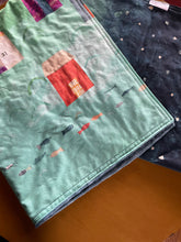 Load image into Gallery viewer, Under a Paper Moon Minky Blanket
