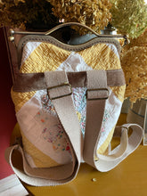 Load image into Gallery viewer, Vintage Quilt Small Backpack Clutch bag
