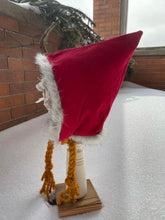 Load image into Gallery viewer, 12-18 months Corduroy/Faux Fur Pixie Hat
