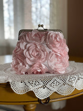 Load image into Gallery viewer, Pink Rosette Women’s Clutch
