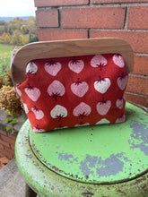 Load image into Gallery viewer, Women’s Strawberry Wooden Canvas Clutch
