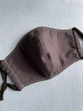Load image into Gallery viewer, Floral Face mask/gray reversible mask
