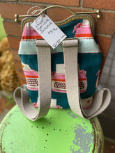 Load image into Gallery viewer, Women’s Small Backpack Clutch Bag- typewriters
