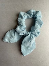 Load image into Gallery viewer, Blue Knot Tie Scrunchie
